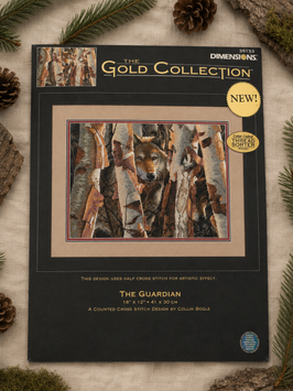 Dimensions 35153 The Guardian &mdash; набір для вишивання хрестиком &laquo;Охоронець&raquo;, серія Gold Collection, американська комплектація