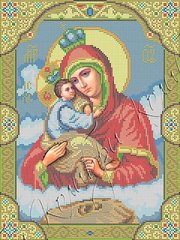 ИК3-0274 Почаевская икона Божией Матери. Схема для вышивки бисером Феникс