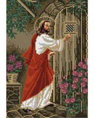 А4-И-266 Иисус стучится в дверь. Схема для вышивки бисером