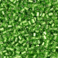 Бисер PRECIOSA рубка 11/0 , 57430, зеленый блестящий, 50 грамм