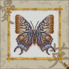 ФПК-3218 Африканські метелики Поліура дехана. Схема для вишивання бісером Фенікс