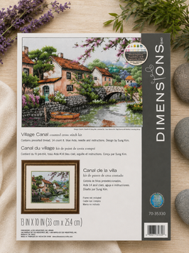 Dimensions 70-35330 Village Canal &mdash; набір для вишивання хрестиком &laquo;Канал у селі&raquo;