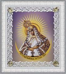 P-374 Набір для вишивки бісером "Остробрамської ікона Божої Матері (ажур)"