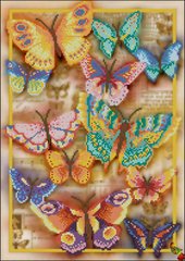 ФЧК-3367 Красота бабочек. Схема для вышивки бисером Феникс