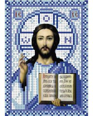 А6-И-140 Иисус Христос (синие. Схема для вышивки бисером