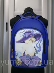 М2С2 (цвет) Сумка-рюкзак для вышивки бисером Синий. ТМ ЮМА
