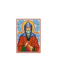 А6-И-025 Святой преподобный Геннадий Костромской. Схема для вышивки бисером