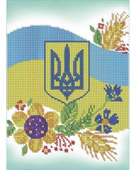 А5-Д-110 Украинская символика. Схема для вышивки бисером ТМ Acorns