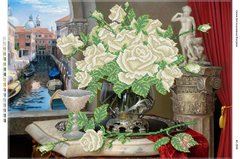 Натюрморт "Белые розы" (част. Выш.), Схема