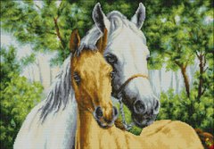 ФПК-2153 Лошадь и жеребёнок. Схема для вышивки бисером Феникс
