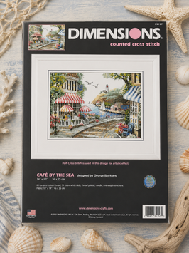 Dimensions 35157 Caf&eacute; by the Sea &mdash; набір для вишивання хрестиком &laquo;Кафе біля моря&raquo;, американська комплектація