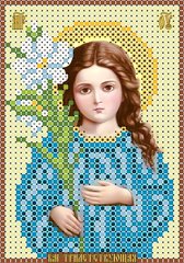 ИК6-0038 Богородица Трилетствующая. Схема для вышивки бисером Феникс