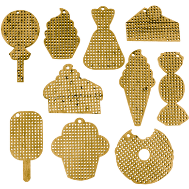 FLSW-003 Набор заготовок для вышивания по дереву ТМ &laquo;Wonderland Crafts&raquo; ТМ &laquo;Wonderland Crafts&raquo;