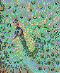 S-171 Райская птица. Схема для вышивки бисером ТМ Картины бисером