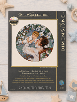 Dimensions 35139 Mother&rsquo;s Joy &mdash; набір для вишивання хрестиком &laquo;Мамина радість&raquo;, серія Gold Collection