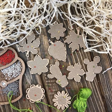 FLSW-006 Набір заготовок для вишивання по дереву ТМ &laquo;Wonderland Crafts&raquo; ТМ &laquo;Wonderland Crafts&raquo;