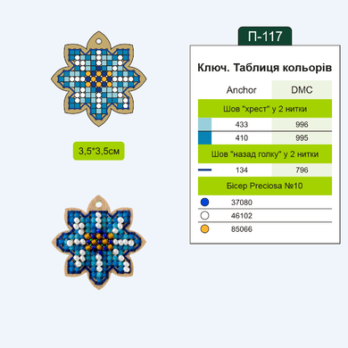 FLSW-006 Набір заготовок для вишивання по дереву ТМ &laquo;Wonderland Crafts&raquo; ТМ &laquo;Wonderland Crafts&raquo;