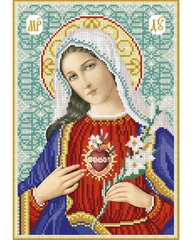 А4-И-435 Святое сердце Марии. Схема для вышивки бисером