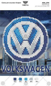 Схема для вышивки бесером " VOLKSWAGEN, Схема