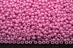 03192 Бисер Preciosa, керамический пастельный, розово-сиреневый непрозрачный, 50 грамм