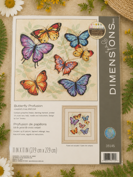 Dimensions 35145 Butterfly Profusion &mdash; набір для вишивання хрестиком &laquo;Феєрія метеликів&raquo;