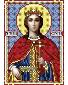 А5-И-060 Свята мучениця Катерина. Схема для вишивання бісером ТМ "Acorns", Схема