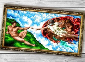 ВА-3060090 Сотворение Адама. Схема для вышивки бисером БисерАрт