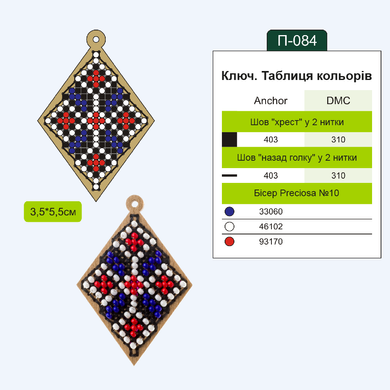 FLSW-004 Набір заготовок для вишивання по дереву ТМ &laquo;Wonderland Crafts&raquo; ТМ &laquo;Wonderland Crafts&raquo;