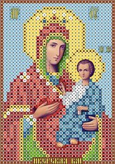 ИК6-0044 Іверська ікона Божої Матері. Схема для вишивання бісером Фенікс