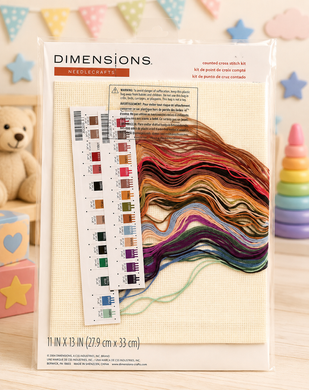 Dimensions 13684 Animal Shelf &mdash; набір для вишивання хрестиком &laquo;Полиця з іграшками&raquo;