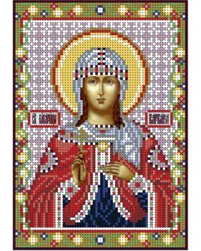 А5-И-038 Свята мучениця Варвара. Схема для вишивання бісером ТМ "Acorns", Схема