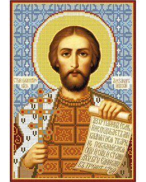 А4-И-305 Святий князь Олександр Невський. Схема для вишивання бісером ТМ "Acorns", Схема