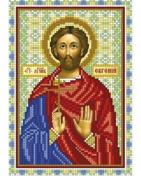 А5-И-160 Святий мученик Євген. Схема для вишивання бісером ТМ "Acorns", Схема