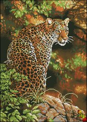 ФПК-2051 Погляд леопарду. Схема для вишивання бісером Фенікс