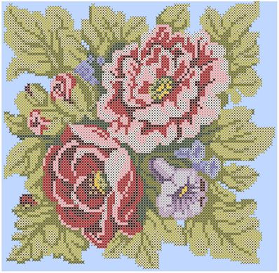 ФЧК-4079 Чайная роза. Схема для вышивки бисером Феникс