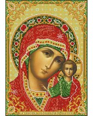 А3-И-516 Казанская пресвятая богородица. Схема для вышивки бисером