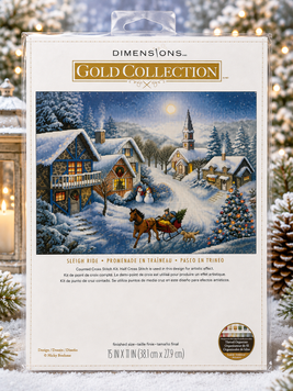 Dimensions 08689 Sleigh Ride &mdash; набір для вишивання хрестом "Катання на санях"