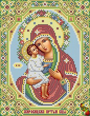ИК4-0232 Жировицька ікона Божої Матері. Схема для вишивання бісером Фенікс