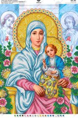 А2Р_081 Схема VIRENA за мотивами ікони О.Охапкіна "Божа Мати з немовлям Ісусом", Схема