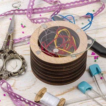 FLZB(N)-014 Шкатулка для рукоделия из фанеры ТМ &laquo;Wonderland Crafts&raquo;, Україна