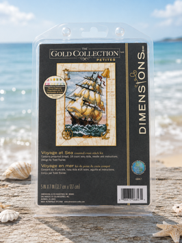 Dimensions 06847 Voyage at Sea &mdash; набір для вишивання хрестиком &laquo;Морський вояж&raquo;, серія Gold Collection Petites