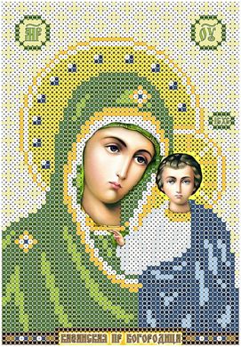ИК5-0142(5) Казанская икона БМ (Венчальная пара в зелёном). Феникс