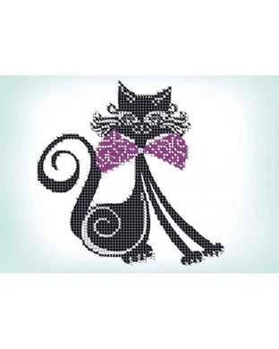 А5-Д-227 Черная кошка. Схема для вышивки бисером ТМ Acorns