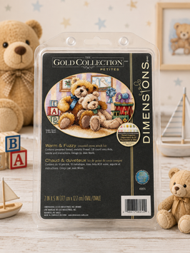 Dimensions 06955 Warm & Fuzzy &mdash; набір для вишивання хрестиком &laquo;Теплі та пухнасті&raquo;, серія Gold Collection Petites