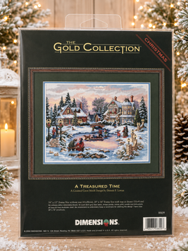 Dimensions 08569 A Treasured Time &mdash; набір для вишивання хрестиком &laquo;Безцінний час&raquo;, серія Gold Collection, американська комплектація