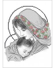 А5-Д-203 Мать и дитя. Схема для вышивки бисером ТМ Acorns