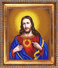 К-4031 Открытое сердце Иисуса. Схема для вышивки бисером Благовест