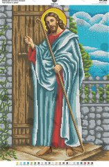 А2Р_058 Схема для вишивки бісером "Ісус стукає у двері" VIRENA, Схема