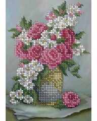А6-Д-049 Розы и ромашки. Схема для вышивки бисером