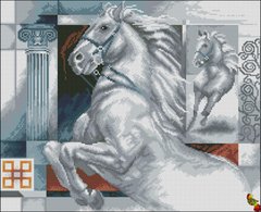 ФПК-2099 Конь императора. Схема для вышивки бисером Феникс